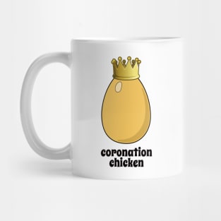 Coronation Chicken - Funny Royal Crown Egg. Mug